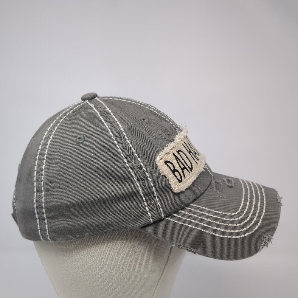 Bad Hair Day Baseball Cap Gray One Size Adjustable Distressed Kb Ethos Vintage View 4